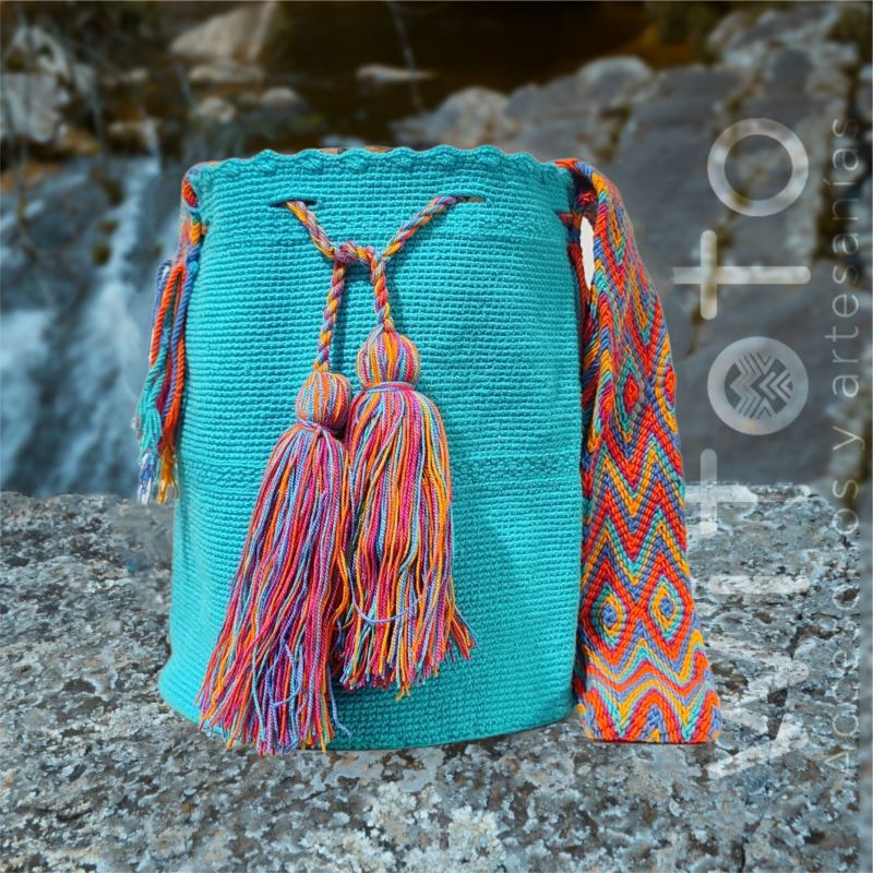 MOCHILA WAYUU CELESTE 3